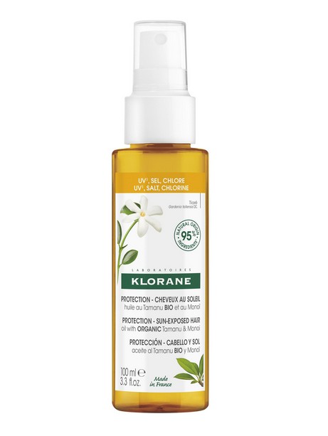 Klorane Huile Protection Cheveux au Soleil au Monoï Tiaré 100ml 